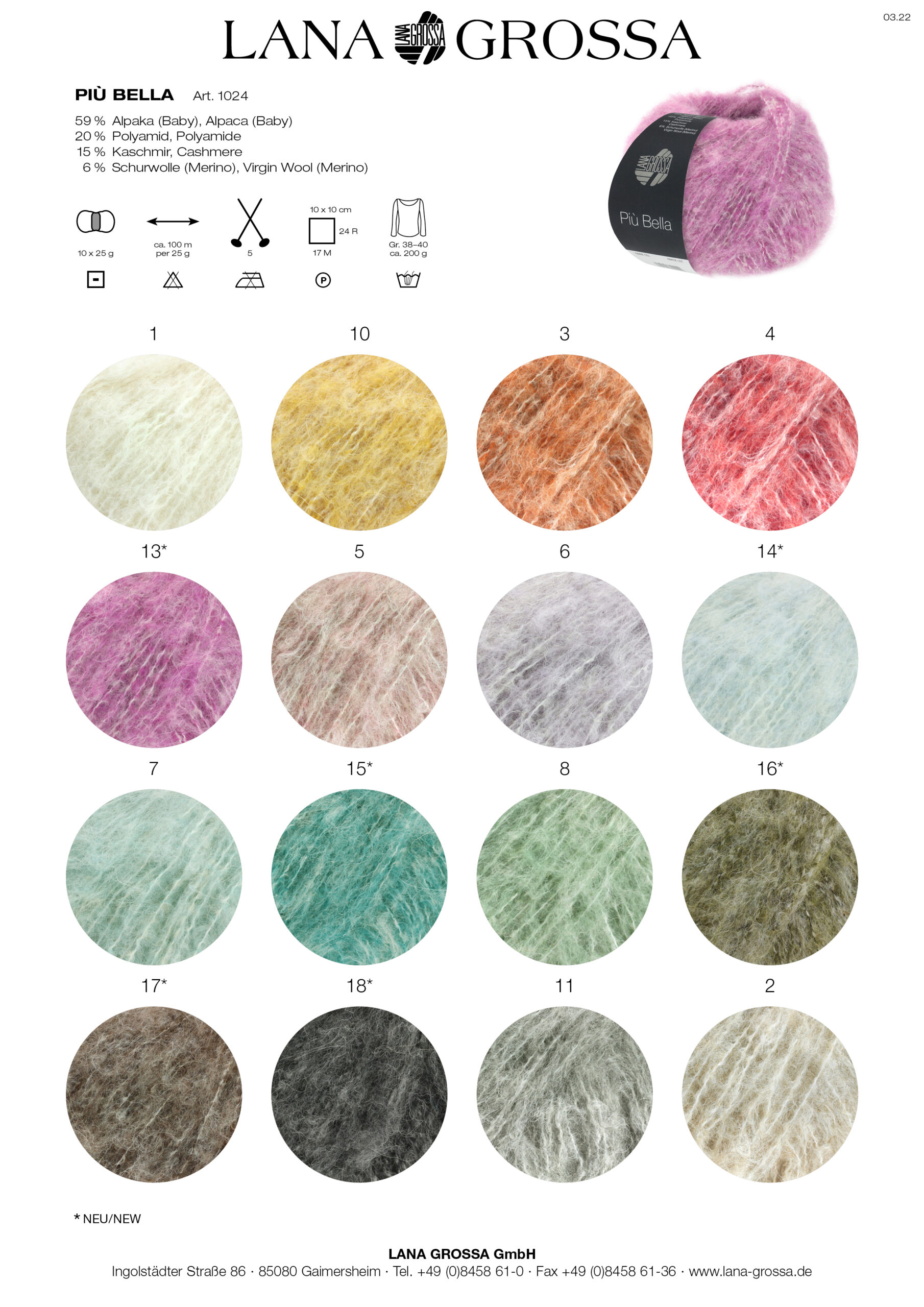 Lana Grossa PIÚ BELLA