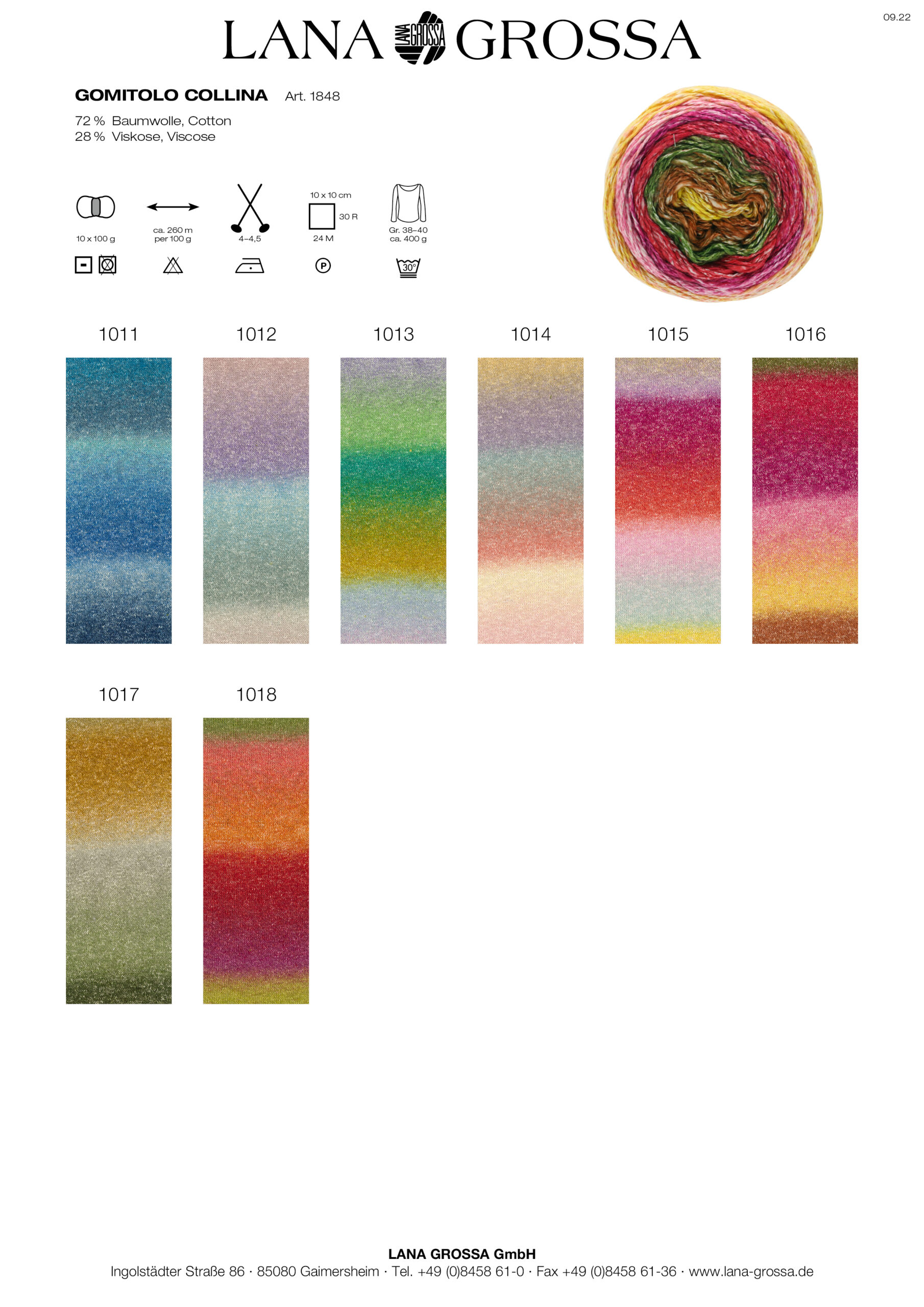 Lana Grossa GOMITOLO COLLINA