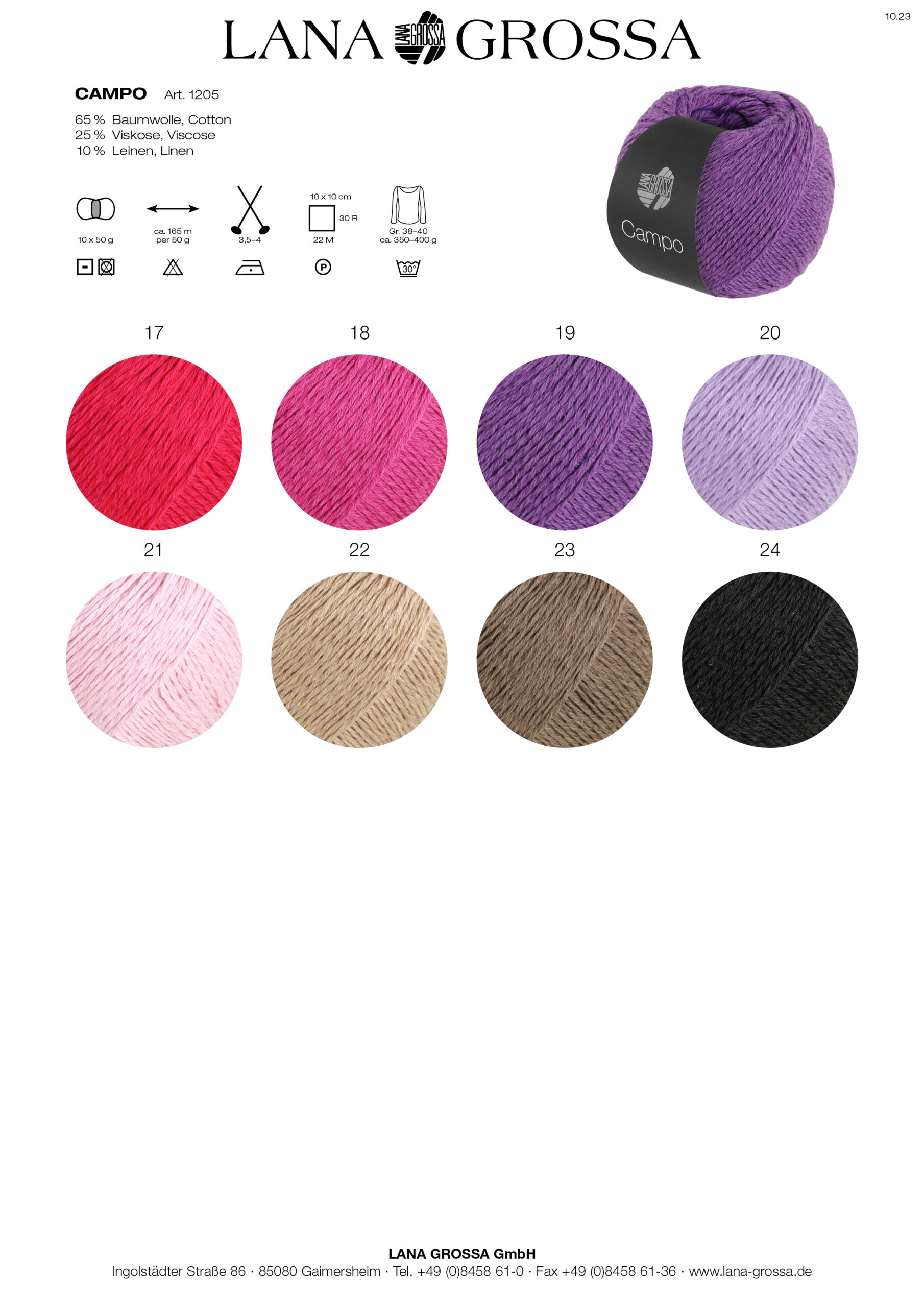 LANA GROSSA Mode mit Wolle Handels- und Vertriebs GmbH CAMPO