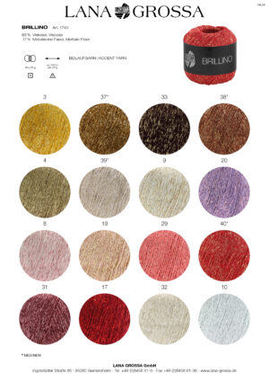 LANA GROSSA Mode mit Wolle Handels- und Vertriebs GmbH BRILLINO