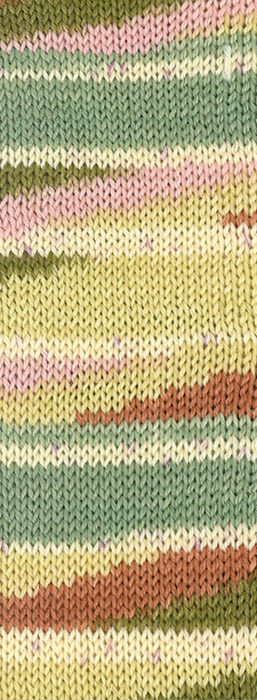 3383 Rosa/Graugrün/Ecru/Oliv/Eierschale/Nougat