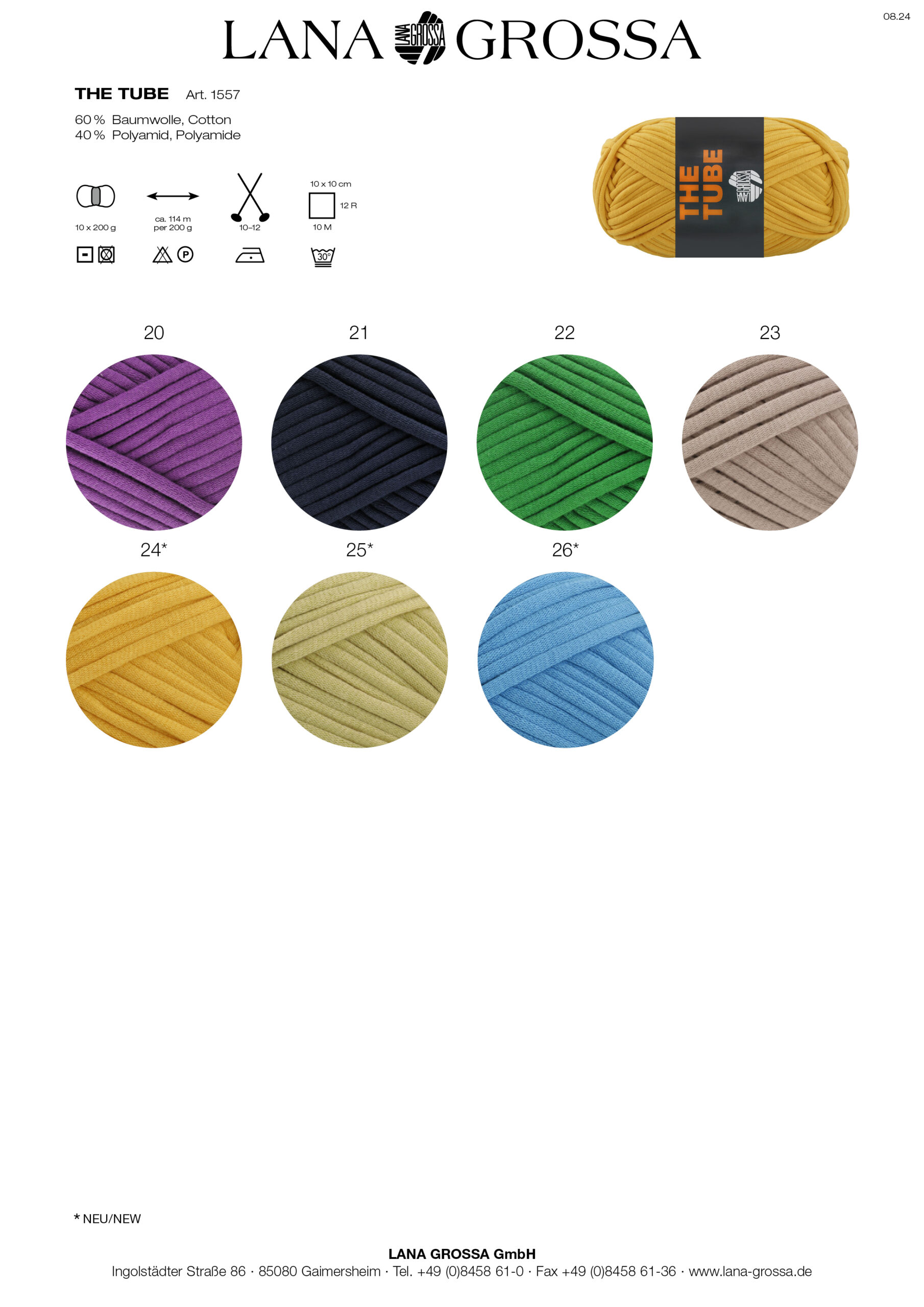 LANA GROSSA Mode mit Wolle Handels- und Vertriebs GmbH THE TUBE