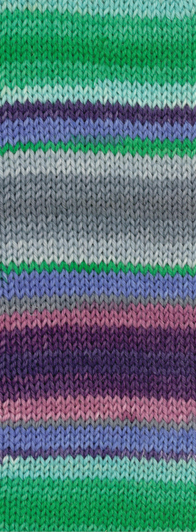 130 Smaragd/Türkis/Dunkel-/Blauviolett/Hellgrau/ Grau/Altrosa/Brombeer Gestreift