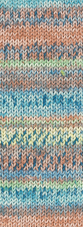 940 Zartgrün/Jeans/Hellblau/Dunkelgrau/Tonrot/ Pfirsich Meliert
